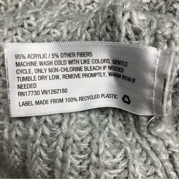 MOSSIMO SUPPLY CO. Knit Pullover V-Neck Sweater Criss-Cross Back Womens SZ Large - Picture 2 of 7